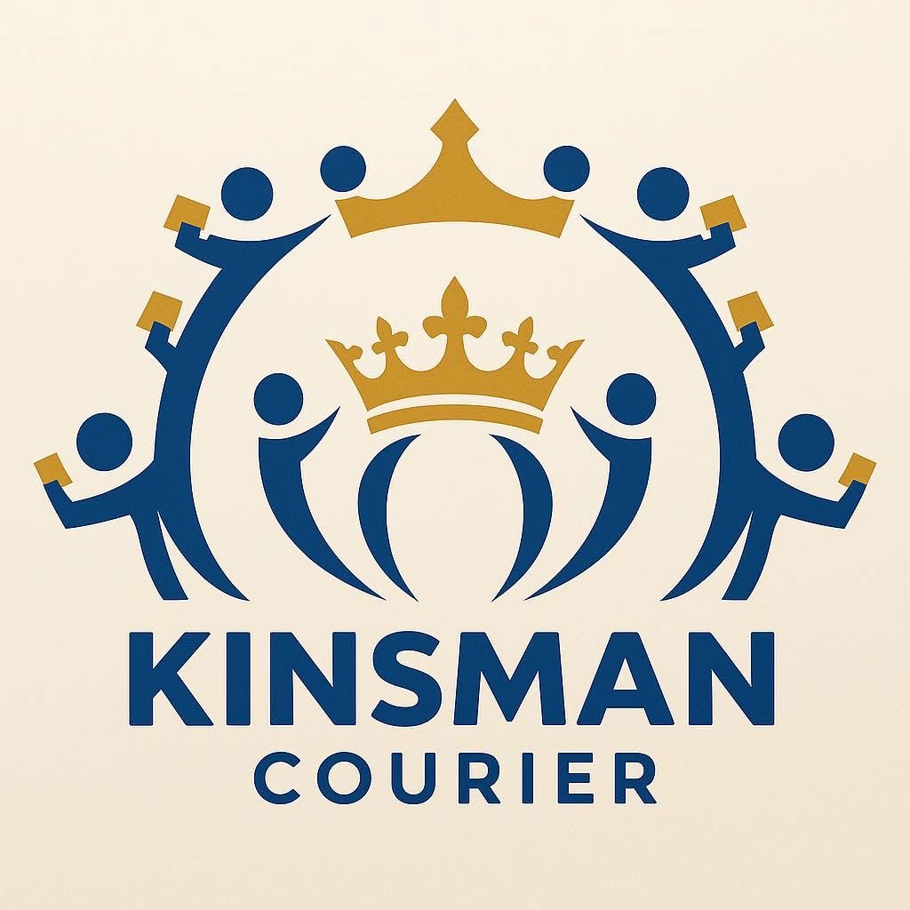 Kinsman Courier driver logo